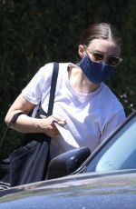 ROONEY MARA Leaves Art Class in West Hollywood 05/24/2021