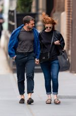 ROSE LESLIE and Kit Harington Out Shopping in New York 04/30/2021