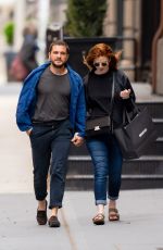 ROSE LESLIE and Kit Harington Out Shopping in New York 04/30/2021