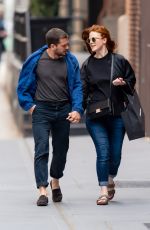 ROSE LESLIE and Kit Harington Out Shopping in New York 04/30/2021