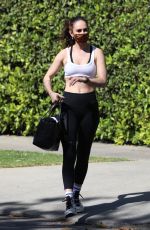 RUMER WILLIS Arrives at Workout in West Hollywood 05/21/2021