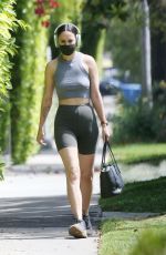 RUMER WILLIS Heading to Pilates Class in West Hollywood 05/17/2021