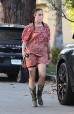 RUMER WILLIS Leaves Afternoon Pilates Class in West Hollywood 05/19/2021