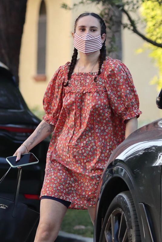 RUMER WILLIS Leaves Afternoon Pilates Class in West Hollywood 05/19/2021