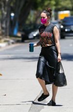 RUMER WILLIS Leaves Pilates Class in Los Angeles 05/23/2021