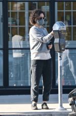 SARA GILBERT Out for Ice Coffee in West Hollywood 05/24/2021
