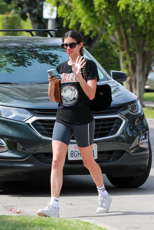 SARA SAMPAIO Arrives at Pilates Class in West Hollywood 05/01/2021