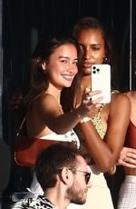 SARA SAMPAIO, LAIS RIBEIRO, SHANINA SHAIK and JASMINE TOOKES at a Yacht Party in Miami 05/09/2021