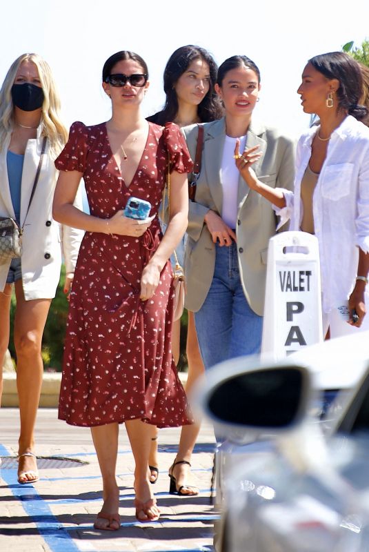 SARA SAMPAIO, SHANINA SHAIK, JASMINE TOOKES nd KELSEY MERRITT at Nobu in Los Angeles 05/01/2021