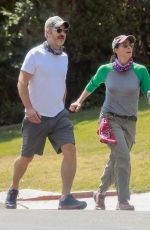 SARAH SILVERMAN and Rory Albanese Out with Their Dog in Los Feliz 05/02/2021