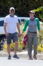 SARAH SILVERMAN and Rory Albanese Out with Their Dog in Los Feliz 05/02/2021
