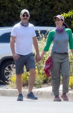 SARAH SILVERMAN and Rory Albanese Out with Their Dog in Los Feliz 05/02/2021