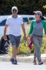 SARAH SILVERMAN and Rory Albanese Out with Their Dog in Los Feliz 05/02/2021