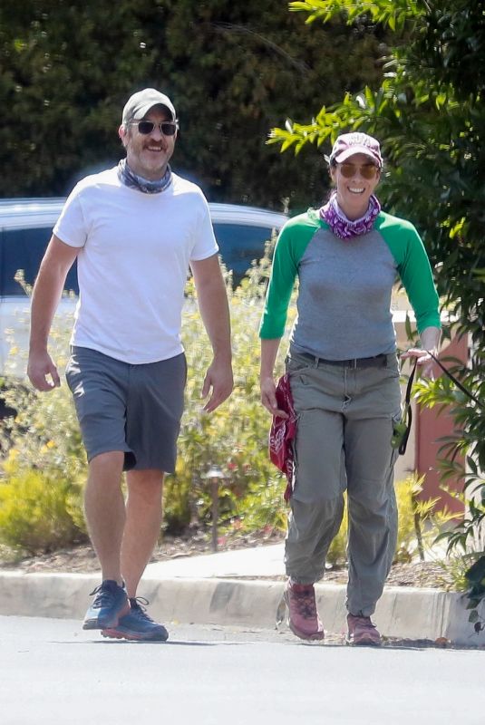 SARAH SILVERMAN and Rory Albanese Out with Their Dog in Los Feliz 05/02/2021