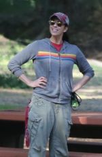 SARAH SILVERMAN Out with Her Dogs in Los Feliz 05/08/2021