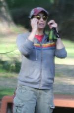 SARAH SILVERMAN Out with Her Dogs in Los Feliz 05/08/2021