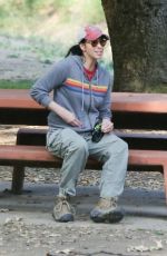 SARAH SILVERMAN Out with Her Dogs in Los Feliz 05/08/2021