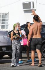SCHEANA SHAY and Brock Davies Out in Los Angeles 05/06/2021