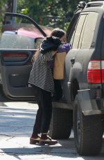 SCOUT WILLIS Arrives at Her Friend