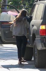 SCOUT WILLIS Arrives at Her Friend