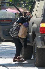 SCOUT WILLIS Arrives at Her Friend