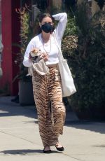 SCOUT WILLIS Out with Her Dog in Los Angeles 05/22/2021