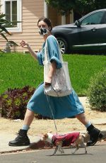 SCOUT WILLIS Out with Her Dog in Los Feliz 05/13/2021
