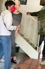 SELMA BLAIR Buying a Cardboard Cutout Stand of Sarah Michelle Gellar at an Estate Sale in Westlake 05/13/2021