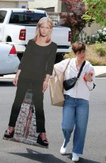 SELMA BLAIR Buying a Cardboard Cutout Stand of Sarah Michelle Gellar at an Estate Sale in Westlake 05/13/2021