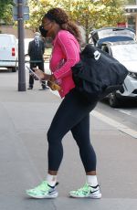 SERENA WILLIAMS Arrives at Her Hotel After Training at Roland Garros 2021 in Paris 05/28/2021