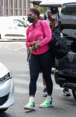 SERENA WILLIAMS Arrives at Her Hotel After Training at Roland Garros 2021 in Paris 05/28/2021