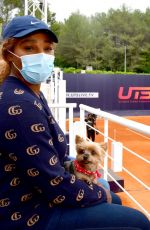 SERENA WILLIAMS at First Match of Season 2 of Ultimate Tennis Showdown in Biot 05/24/52021