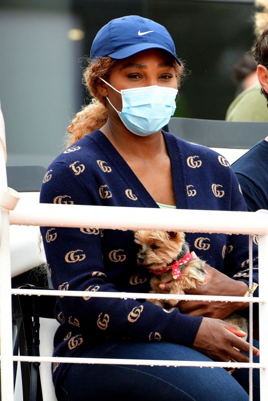 SERENA WILLIAMS at First Match of Season 2 of Ultimate Tennis Showdown in Biot 05/24/52021