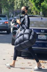 SHANINA SHAIK Heading to a Gym in West Hollywood 05/27/2021