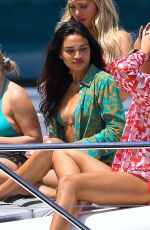 SHANINA SHAIK, NICOLE WILLIAMS and SOPHIA PIERSON in Bikinis at a Yacht in Los Angeles 05/29/2021