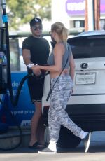 SHANNA MOAKLER and Matthew Rondeau at a Gas Station in Los Angeles 05/19/2021