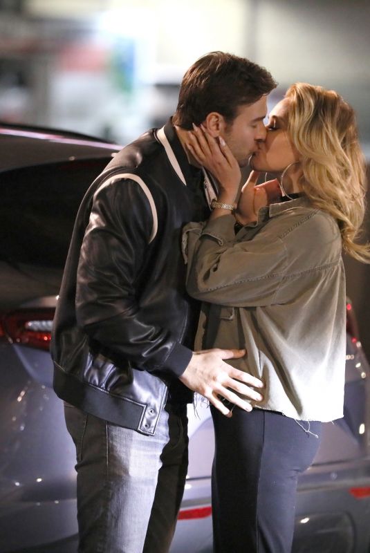SHANNA MOAKLER and Matthew Rondeau Out Kissing in Los Angeles 05/21/2021