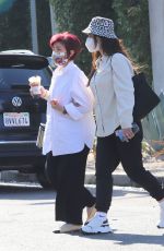 SHARON and AMIEE OSBOURNE Out Shopping in West Hollywood 05/18/2021
