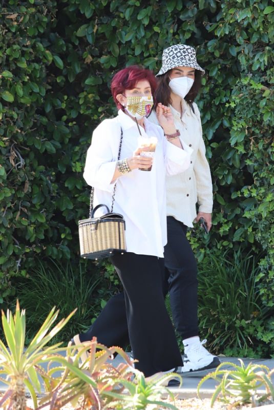 SHARON and AMIEE OSBOURNE Out Shopping in West Hollywood 05/18/2021