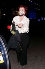 SHARON OSBOURNE at Boa Steakhouse in West Hollywood 05/20/2021