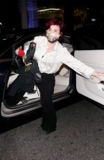 SHARON OSBOURNE at Boa Steakhouse in West Hollywood 05/20/2021