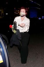 SHARON OSBOURNE at Boa Steakhouse in West Hollywood 05/20/2021