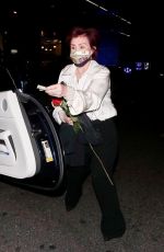 SHARON OSBOURNE at Boa Steakhouse in West Hollywood 05/20/2021