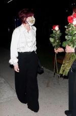 SHARON OSBOURNE at Boa Steakhouse in West Hollywood 05/20/2021