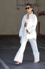 SHAY MITCHELL All in White Out in Los Angeles 05/17/2021