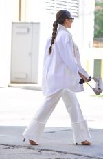 SHAY MITCHELL All in White Out in Los Angeles 05/17/2021