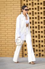 SHAY MITCHELL All in White Out in Los Angeles 05/17/2021