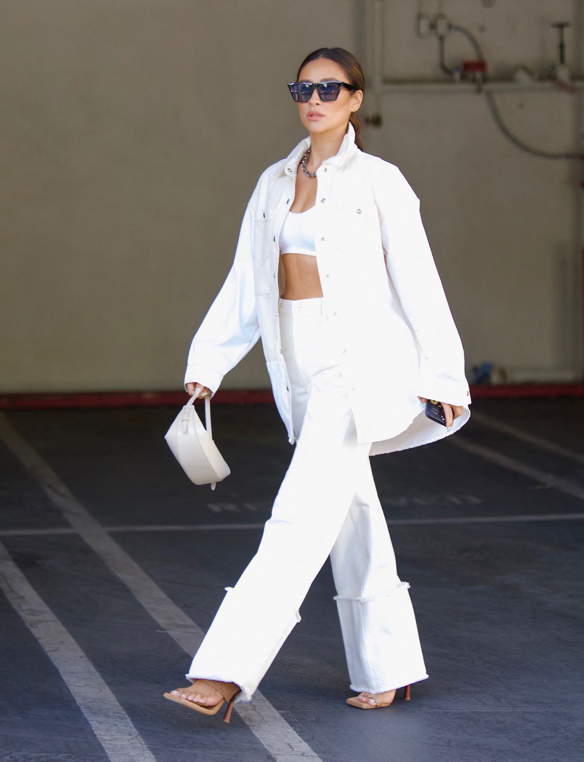 SHAY MITCHELL All in White Out in Los Angeles 05/17/2021 – HawtCelebs