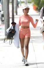 SKAI JACKSON Heading to a Gym in West Hollywood 05/19/2021