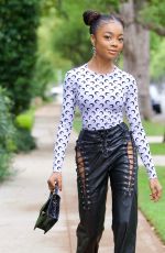 SKAI JACKSON Out and About in Beverly Hills 05/14/2021